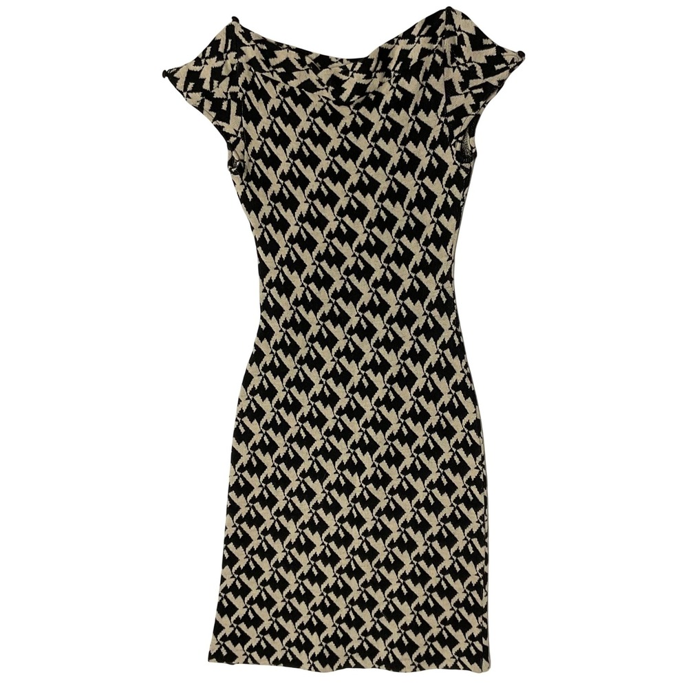Diane Von Furstenberg women's sweater‎ dress wool blend bodycon sz 6 stretch USA